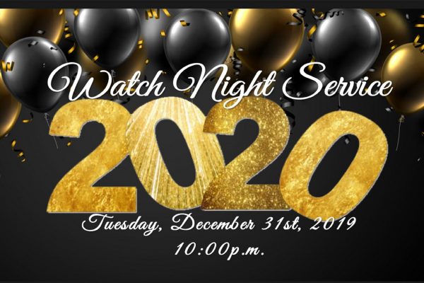 FUBC Watch Night 2019-2020