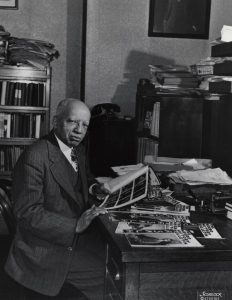 Dr. Carter G. Woodson, late 1940s  Scurlock Studio Records, ca. 1905-1994, Archives Center, National Museum of American History, Smithsonian Institution.